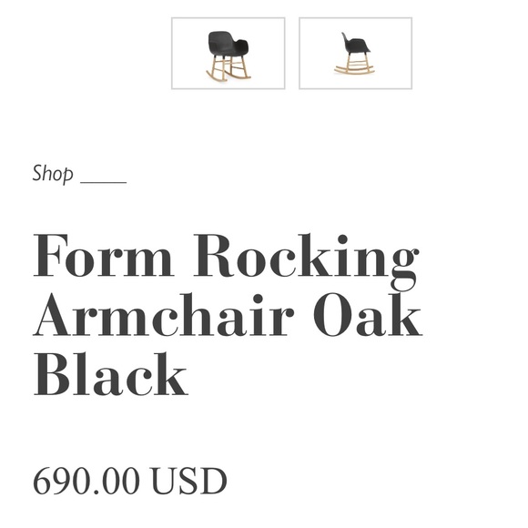 Normann Copenhagen Form Rocking Chair - Picture 3 of 5